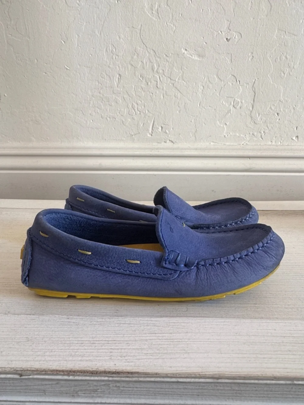 Jacadi Blue Kids Moccasin Shoes
